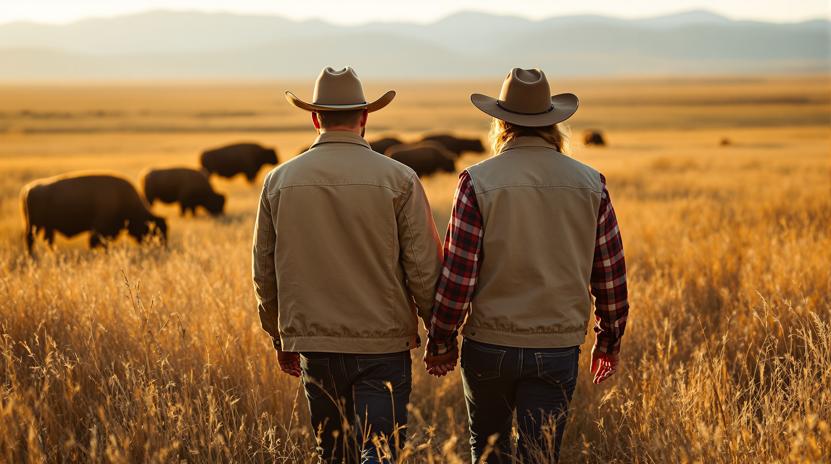 Greg and Tami on the ranch