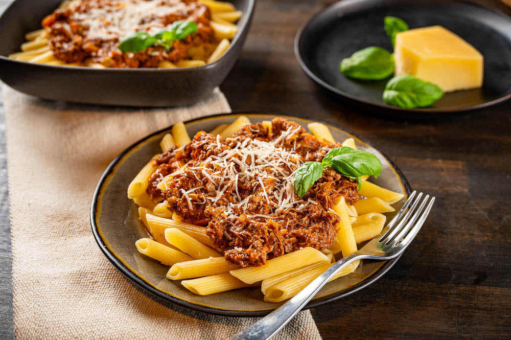 Bison Osso Buco Bolognese